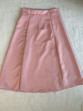 Blush pink A-line skirt 💕